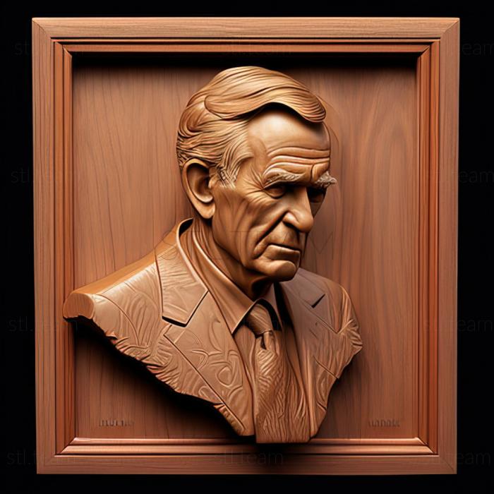 3D model George Walker Bush American artist (STL)